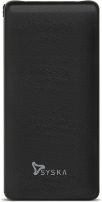 Syska 30000 mAh Power Bank (18 W, Quick Charge 3.0, Power Delivery 2.0)(Elegant Black, Lithium Polymer)