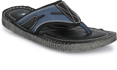 Hitz Blue Synthetic Open Toe Casual Slippers Men Sandals(Blue , 7)