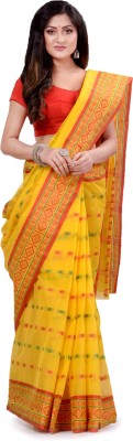 Desh Bidesh Self Design Handloom Handloom Pure Cotton Saree(Multicolor)