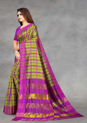 Divastri Printed Bollywood Art Silk Saree(Green)