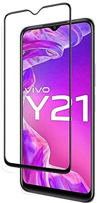 TESPARK Edge To Edge Tempered Glass for Vivo Y21 2021(Pack of 1)