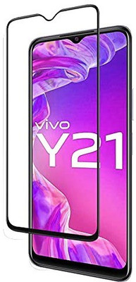 TESPARK Edge To Edge Tempered Glass for Vivo Y21 2021(Pack of 1)