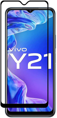 TESPARK Edge To Edge Tempered Glass for Vivo Y21 2021(Pack of 1)