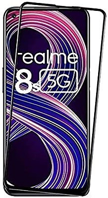TESPARK Edge To Edge Tempered Glass for Realme 8s 5G(Pack of 1)