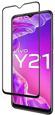 TESPARK Edge To Edge Tempered Glass for Vivo Y21 2021(Pack of 1)