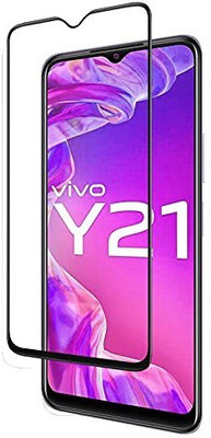 TESPARK Edge To Edge Tempered Glass for Vivo Y21 2021(Pack of 1)