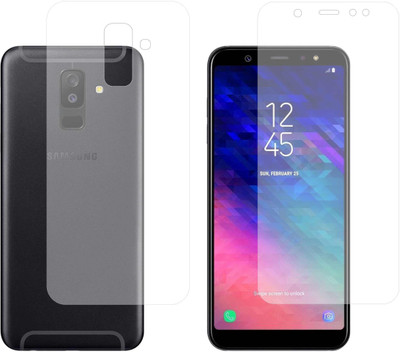 CASE CREATION Front and Back Screen Guard for New Samsung Galaxy A6 Plus (2018)(Pack of 2)