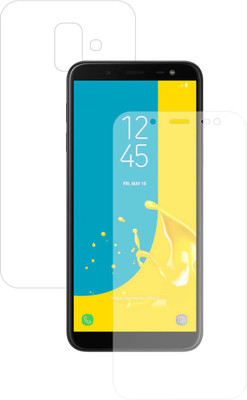 CASE CREATION Front and Back Screen Guard for Samsung Galaxy J6(Pack of 2)