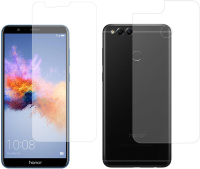 CASE CREATION Front and Back Screen Guard for Honor 7X(Pack of 2)