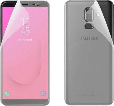 CASE CREATION Front and Back Screen Guard for Samsung Galaxy J8(Pack of 2)