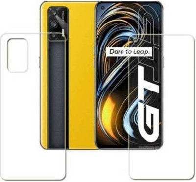 SOLIVAGANT Front and Back Tempered Glass for Realme GT(Pack of 2)