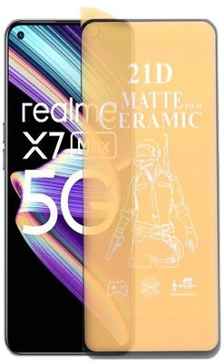 Bigil Nano Glass for Realme X7 Max 5G, (Premium Matte Edge To Edge Full Glue With Camera Cut)(Pack of 1)
