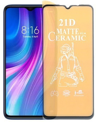 Bigil Nano Glass for Redmi Note 8 Pro, (Premium Matte Edge To Edge Full Glue With Camera Cut)(Pack of 1)