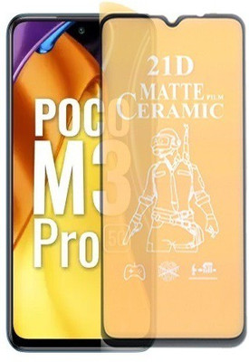 Mersal Nano Glass for Poco M3 Pro 5G, (Premium Matte Edge To Edge Full Glue With Camera Cut)(Pack of 1)