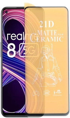 Bigil Nano Glass for Realme 8 5G, (Premium Matte Edge To Edge Full Glue With Camera Cut)(Pack of 1)