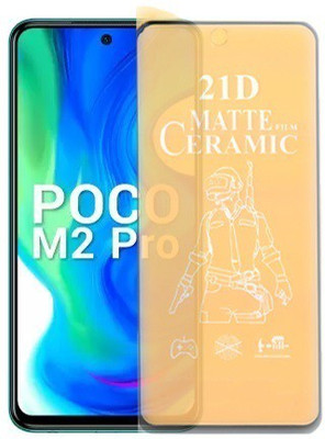 Mersal Nano Glass for Poco M2 Pro, (Premium Matte Edge To Edge Full Glue With Camera Cut)(Pack of 1)