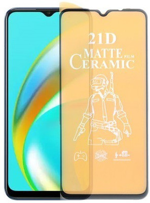 A-Allin1 Nano Glass for Realme C12, (Premium Matte Ceramatic Firm)(Pack of 1)