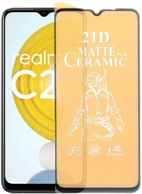 Bigil Nano Glass for Realme C21, (Premium Matte Edge To Edge Full Glue With Camera Cut)(Pack of 1)