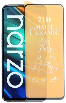Bigil Nano Glass for Realme Narzo 20 Pro, (Premium Matte Edge To Edge Full Glue With Camera Cut)(Pack of 1)