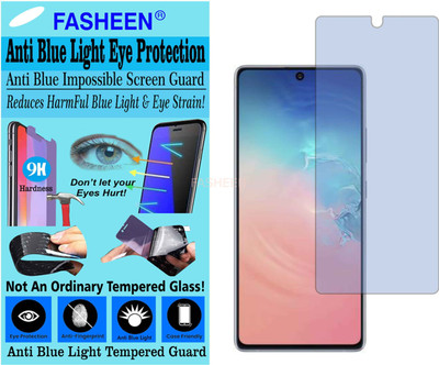 Fasheen Tempered Glass Guard for SAMSUNG S10 LITE (Impossible UV AntiBlue Light)(Pack of 1)