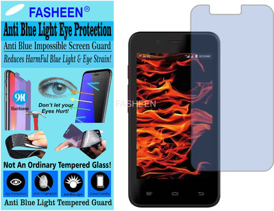 Fasheen Tempered Glass Guard for RELIANCE JIO LYF FLAME 4 (Impossible UV AntiBlue Light)(Pack of 1)