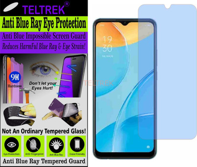 TELTREK Tempered Glass Guard for OPPO CPH2179 (A15S) (Impossible UV AntiBlue Light)(Pack of 1)