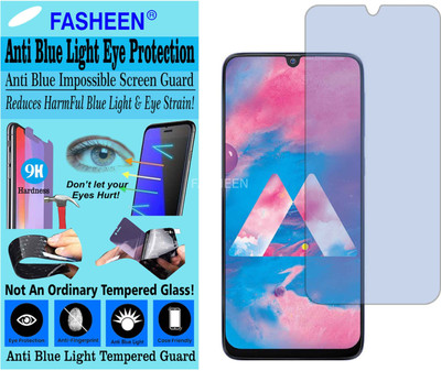 Fasheen Tempered Glass Guard for SAMSUNG GALAXY M30 (Impossible UV AntiBlue Light)(Pack of 1)