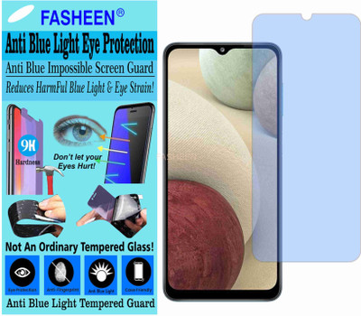 Fasheen Tempered Glass Guard for SAMSNG GALAXY A12 (Impossible UV AntiBlue Light)(Pack of 1)