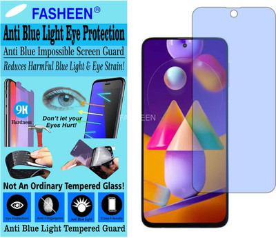 Fasheen Tempered Glass Guard for SAMSUNG M31 S (Impossible UV AntiBlue Light)(Pack of 1)