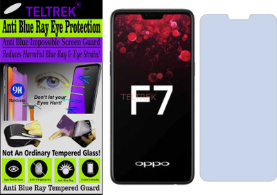 TELTREK Tempered Glass Guard for OPPO F7 (Impossible UV AntiBlue Light)(Pack of 1)
