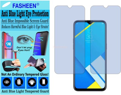 Fasheen Tempered Glass Guard for RMX1941 (REALME C2) (Impossible UV AntiBlue Light)(Pack of 1)