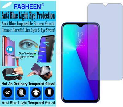 Fasheen Tempered Glass Guard for REALME 3 I (Impossible UV AntiBlue Light)(Pack of 1)