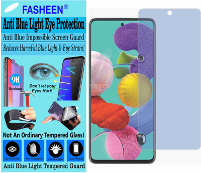 Fasheen Tempered Glass Guard for SAMSUNG A51 5G UW (Impossible UV AntiBlue Light)(Pack of 1)