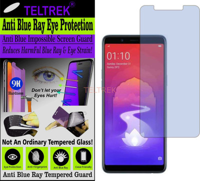 TELTREK Tempered Glass Guard for REALME 1 (Impossible UV AntiBlue Light)(Pack of 1)