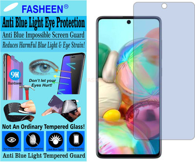 Fasheen Tempered Glass Guard for SAMSUNG GALAXY A71 (Impossible UV AntiBlue Light)(Pack of 1)