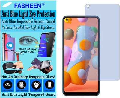 Fasheen Tempered Glass Guard for SAMSUNG A11 (Impossible UV AntiBlue Light)(Pack of 1)