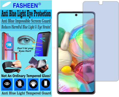 Fasheen Tempered Glass Guard for SAMSUNG A72 (Impossible UV AntiBlue Light)(Pack of 1)