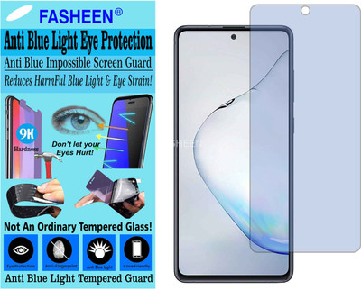 Fasheen Tempered Glass Guard for SAMSUNG NOTE10 LITE (Impossible UV AntiBlue Light)(Pack of 1)