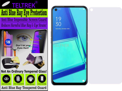 TELTREK Tempered Glass Guard for OPPO A52 (Impossible UV AntiBlue Light)(Pack of 1)