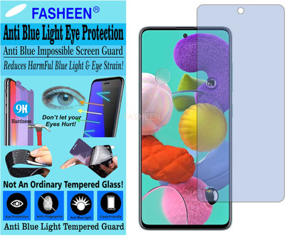 Fasheen Tempered Glass Guard for SAMSUNG A515F (GALAXY A51) (Impossible UV AntiBlue Light)(Pack of 1)