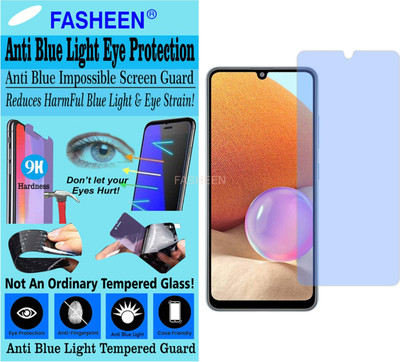 Fasheen Tempered Glass Guard for SAMSUNG GALAXY A32 4G (Impossible UV AntiBlue Light)(Pack of 1)