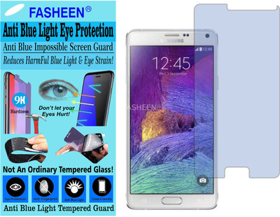 Fasheen Tempered Glass Guard for SAMSUNG GALAXY NOTE 4 (N910H) (Impossible UV AntiBlue Light)(Pack of 1)