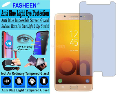 Fasheen Tempered Glass Guard for SAMSUNG GALAXY J7 MAX (Impossible UV AntiBlue Light)(Pack of 1)