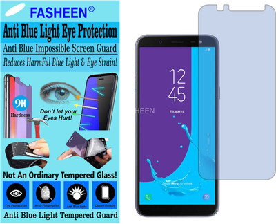 Fasheen Tempered Glass Guard for SAMSUNG GALAXY J6 (Impossible UV AntiBlue Light)(Pack of 1)