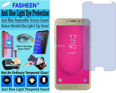 Fasheen Tempered Glass Guard for SAMSUNG J4 GOLD (Impossible UV AntiBlue Light)(Pack of 1)