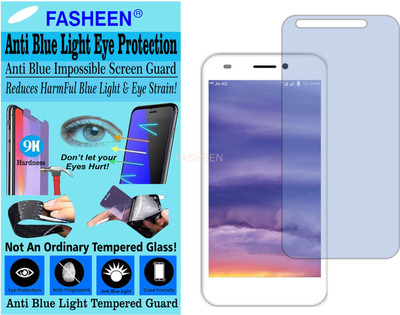 Fasheen Tempered Glass Guard for RELIANCE JIO LYF WIND 5 (Impossible UV AntiBlue Light)(Pack of 1)