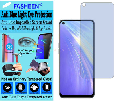 Fasheen Tempered Glass Guard for RMX2001(REALME 6) (Impossible UV AntiBlue Light)(Pack of 1)