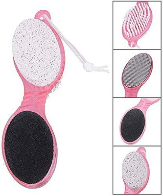 ShilpoKuthi 4 in 1 Multi-use Foot Care Brush Pumice Scrubber Pedicure Pack of 2