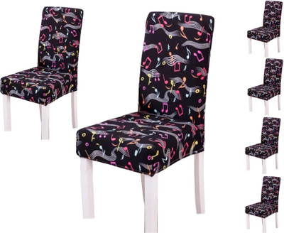 Gonsgadapp Polyester Abstract 1 Seater Chair Cover(Multicolor Pack of 6)