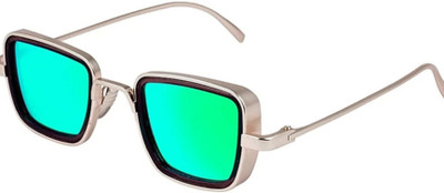 RM Collection Rectangular Sunglasses(For Boys & Girls, Green)